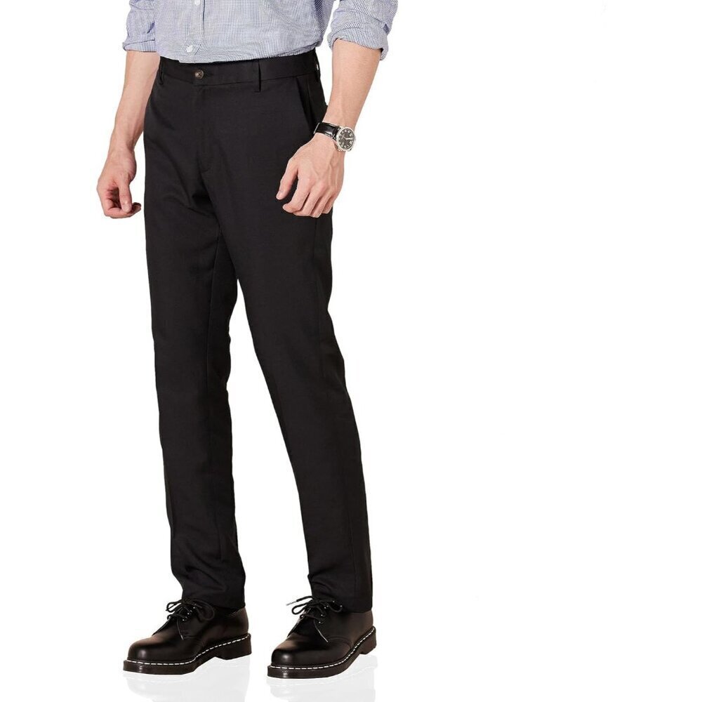 Men's Slim-Fit Flat-Front Dress Pant